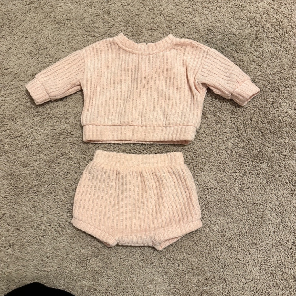 Baby Girl Light Pink Set